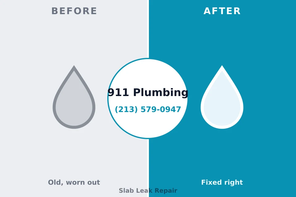 Before and after: plumbing company Tri-Lakes, IN